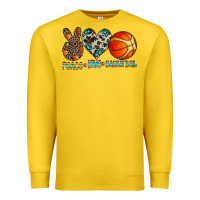 Lemon peace love basketball Premium Sweatshirt - CowhideDigitalArt