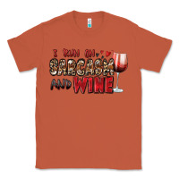 Copper i run on sarcasm and wine Classic Tee - Zillion Design Studio