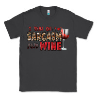 Smoke i run on sarcasm and wine Classic Tee - Zillion Design Studio