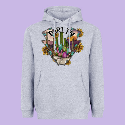Darlin Heavyweight Hoodie Designed By Sublimationcraftshop