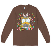 Chestnut easter school bus Long Sleeve Tee - MaliasSmallBusiness