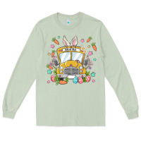 Matcha easter school bus Long Sleeve Tee - MaliasSmallBusiness
