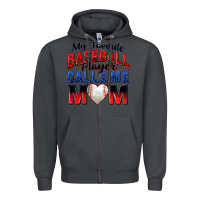 Smoke my favorite baseball player calls me mom Zipper Hoodie - Zillion Design Studio