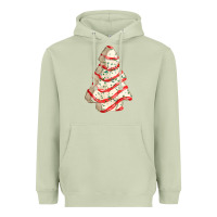 Matcha white christmas cake Heavyweight Hoodie - FaDigitalArtStudio