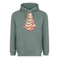 Sage white christmas cake Heavyweight Hoodie - FaDigitalArtStudio