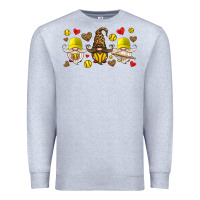 Heather Grey softball gnome Premium Sweatshirt - HRA Design Shop