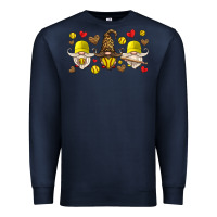 Navy softball gnome Premium Sweatshirt - HRA Design Shop