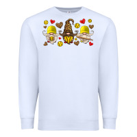 White softball gnome Premium Sweatshirt - HRA Design Shop