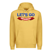 Antique Gold Let's Go Brandon Premium Hoodie - Jasminsmagicworld