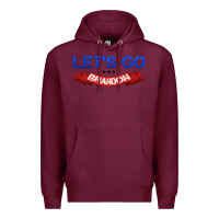Burgundy Let's Go Brandon Premium Hoodie - Jasminsmagicworld