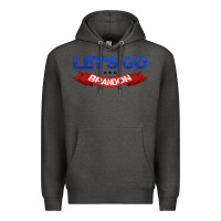 Charcoal Heather Let's Go Brandon Premium Hoodie - Jasminsmagicworld