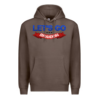 Coffee Let's Go Brandon Premium Hoodie - Jasminsmagicworld