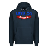 Navy Let's Go Brandon Premium Hoodie - Jasminsmagicworld