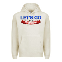 Oatmeal Heather Let's Go Brandon Premium Hoodie - Jasminsmagicworld
