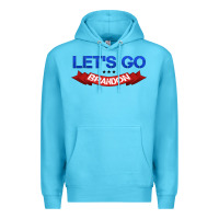 Ocean Blue Let's Go Brandon Premium Hoodie - Jasminsmagicworld