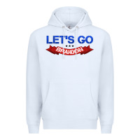White Let's Go Brandon Premium Hoodie - Jasminsmagicworld