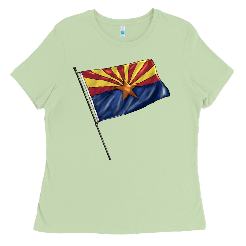 Arizona Flag Ladies Tee by BarkalooDesign | Teevron