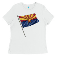 White arizona flag Ladies Tee - BarkalooDesign