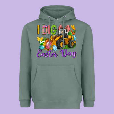I Dig Easter Day Heavyweight Hoodie Designed By Neo Western