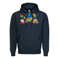 Navy pride gnomies Zipper Hoodie - texasbilliewilder