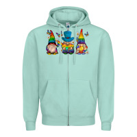 Seafoam pride gnomies Zipper Hoodie - texasbilliewilder