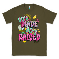 Army Green 80s made 90s raised Classic Tee - texasbilliewilder