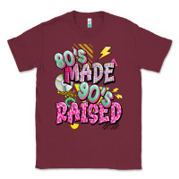 Burgundy 80s made 90s raised Classic Tee - texasbilliewilder