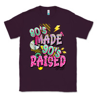Plum 80s made 90s raised Classic Tee - texasbilliewilder