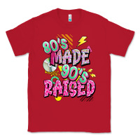 Red 80s made 90s raised Classic Tee - texasbilliewilder