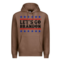Chestnut Let's Go Brandon American Flag Premium Hoodie - Jasminsmagicworld