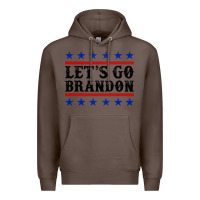 Coffee Let's Go Brandon American Flag Premium Hoodie - Jasminsmagicworld