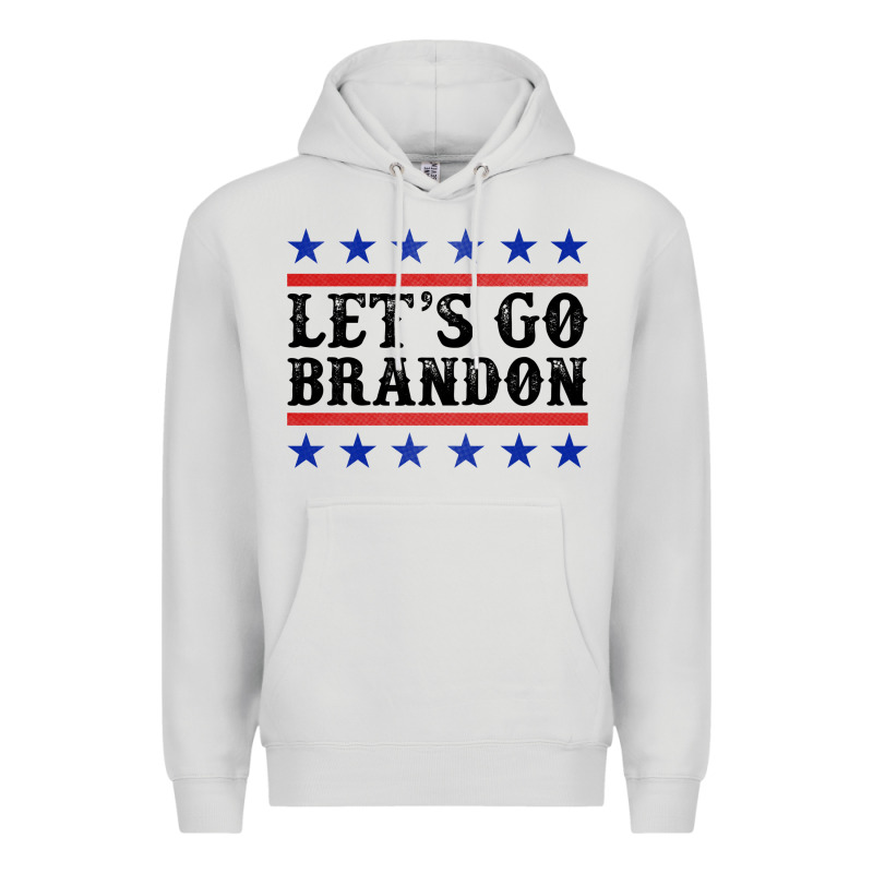 Let's Go Brandon American Flag Premium Hoodie by Jasminsmagicworld | Teevron