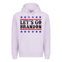 Lilac Let's Go Brandon American Flag Premium Hoodie - Jasminsmagicworld