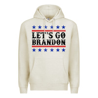 Oatmeal Heather Let's Go Brandon American Flag Premium Hoodie - Jasminsmagicworld
