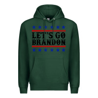 Sports Green Let's Go Brandon American Flag Premium Hoodie - Jasminsmagicworld