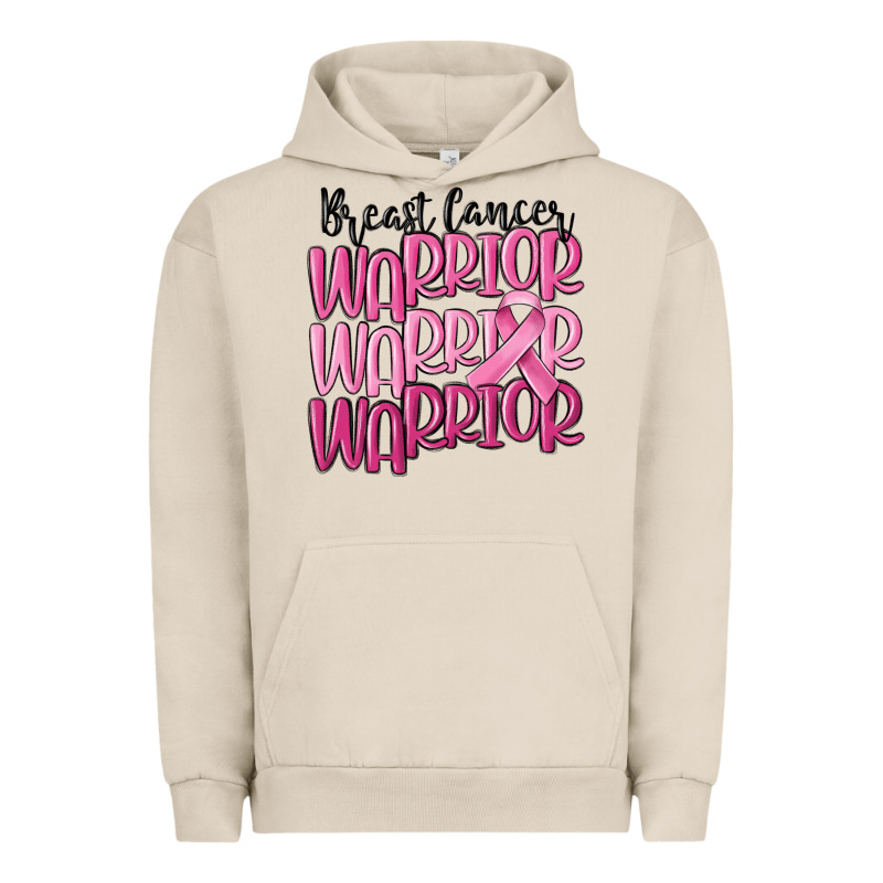 Breast Cancer Warrior Urban Hoodie by MaliasSmallBusiness | Teevron