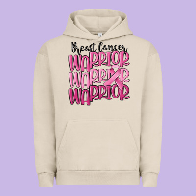 Breast Cancer Warrior Urban Hoodie Designed By Maliassmallbusiness
