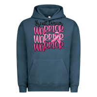 Pigment Midnight Navy breast cancer warrior Urban Hoodie - MaliasSmallBusiness