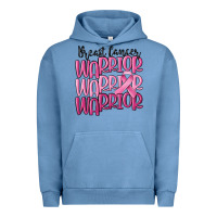 Pigment Pebble Blue breast cancer warrior Urban Hoodie - MaliasSmallBusiness
