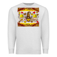 Oatmeal Heather softball gnome Premium Sweatshirt - HRA Design Shop