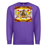 Purple softball gnome Premium Sweatshirt - HRA Design Shop