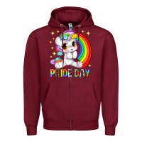 Burgundy pride day Zipper Hoodie - texasbilliewilder