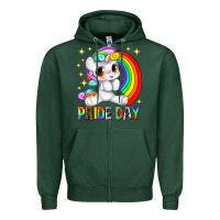 Sports Green pride day Zipper Hoodie - texasbilliewilder