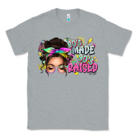 Heather Grey 80s made 90s raised messy bun Classic Tee - texasbilliewilder