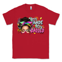 Red 80s made 90s raised messy bun Classic Tee - texasbilliewilder