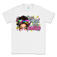 White 80s made 90s raised messy bun Classic Tee - texasbilliewilder