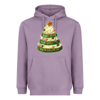 Lavender white christmas cookie cake Heavyweight Hoodie - FaDigitalArtStudio