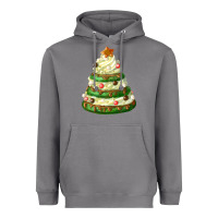 White Christmas Cookie Cake Heavyweight Hoodie | Teevron