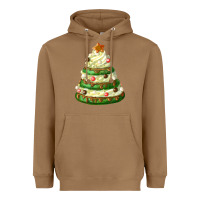 Toasted Coconut white christmas cookie cake Heavyweight Hoodie - FaDigitalArtStudio