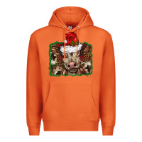 Carrot Christmas background baby calf Premium Hoodie - BarkalooDesign